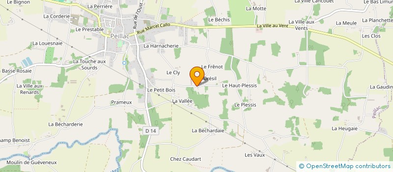 localisation de l'entreprise MONSIEUR PIERRE BROHAN à CADEN