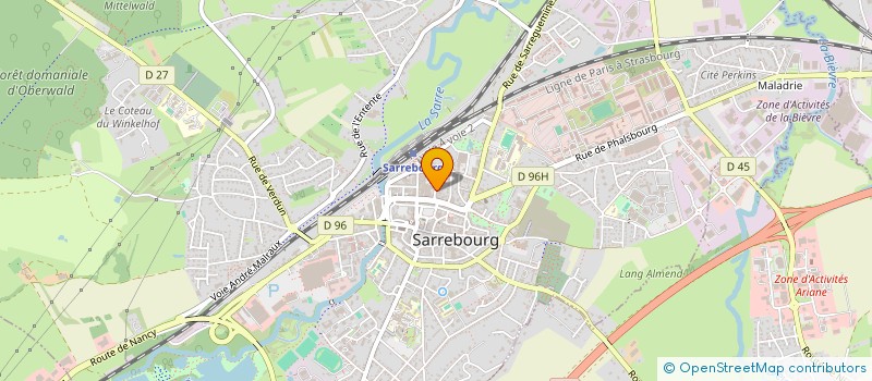 localisation de l'entreprise MONSIEUR PIERRE BRONNER à SARREBOURG