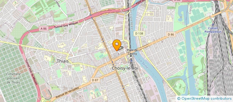 localisation de l'entreprise MONSIEUR PIERRE BROSSARD à CHOISY-LE-ROI