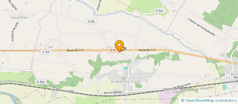 localisation de l'entreprise MONSIEUR PIERRE BROUCA  LABARTHE-INARD