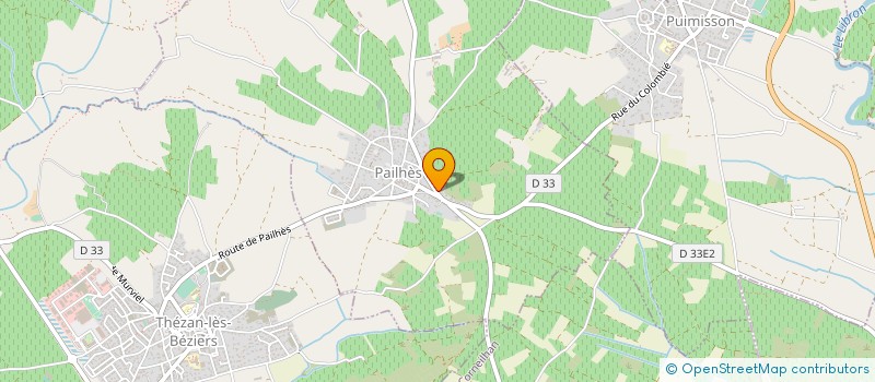 localisation de l'entreprise MONSIEUR PIERRE BROUDET à PAILHES
