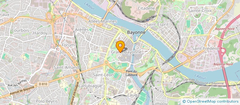 localisation de l'entreprise MONSIEUR PIERRE BROUILLET à BAYONNE