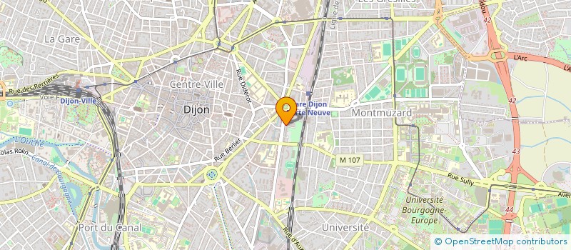 localisation de l'entreprise MONSIEUR PIERRE BROUSSOLLE  DIJON