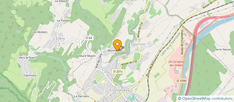 localisation de l'entreprise MONSIEUR PIERRE BRUET à VERRENS ARVEY