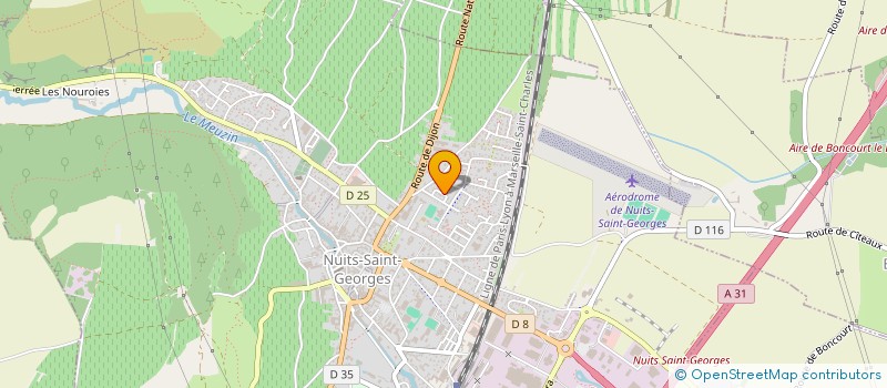 localisation de l'entreprise MONSIEUR PIERRE BRUGNOT à NUITS-SAINT-GEORGES