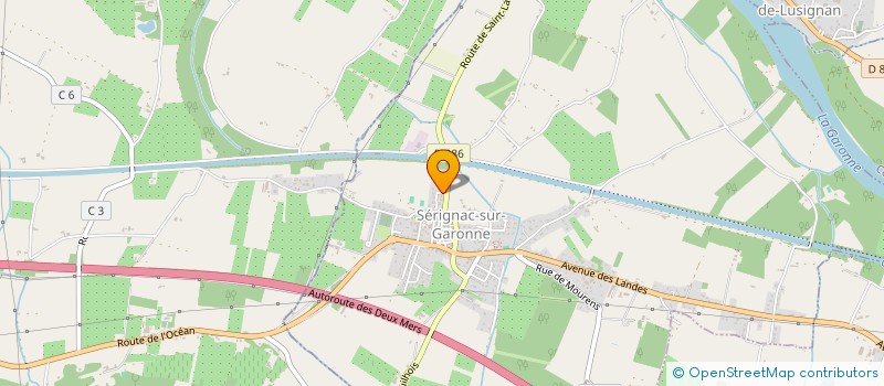 localisation de l'entreprise MONSIEUR PIERRE BRUGUIER  SERIGNAC-SUR-GARONNE