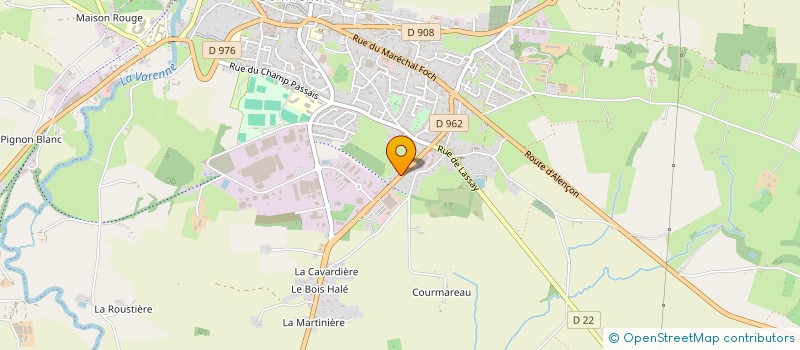 localisation de l'entreprise MONSIEUR PIERRE BRUHIER à DOMFRONT-EN-POIRAIE