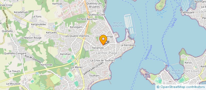 localisation de l'entreprise MONSIEUR PIERRE BRULE à LARMOR-PLAGE