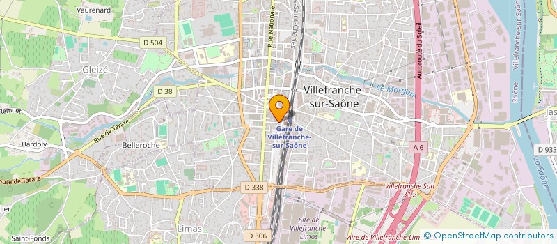 localisation de l'entreprise MONSIEUR PIERRE BRULEZ  VILLEFRANCHE-SUR-SAONE