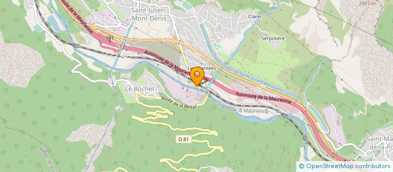 localisation de l'entreprise MONSIEUR PIERRE BRUN  MONTRICHER-ALBANNE