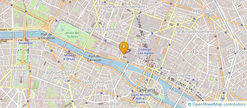 localisation de l'entreprise MONSIEUR PIERRE BRUN à PARIS