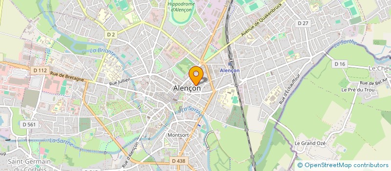 localisation de l'entreprise MONSIEUR PIERRE BRUNARD à ALENCON