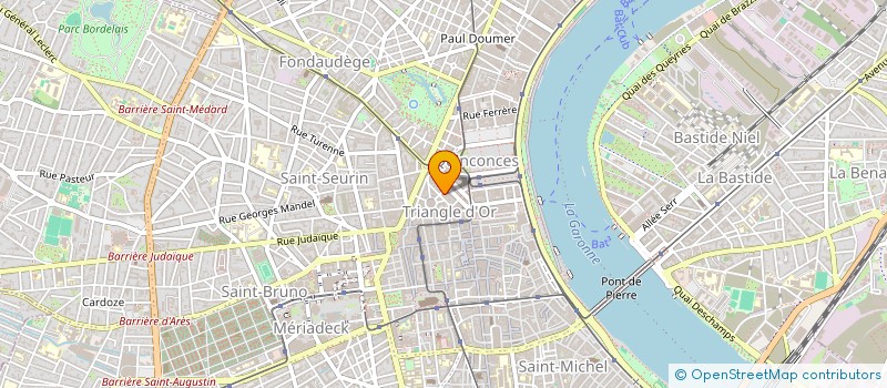 localisation de l'entreprise MONSIEUR PIERRE BRUNEL à BORDEAUX