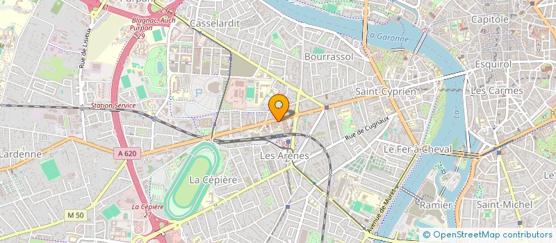 localisation de l'entreprise MONSIEUR PIERRE BRUNEL à TOULOUSE