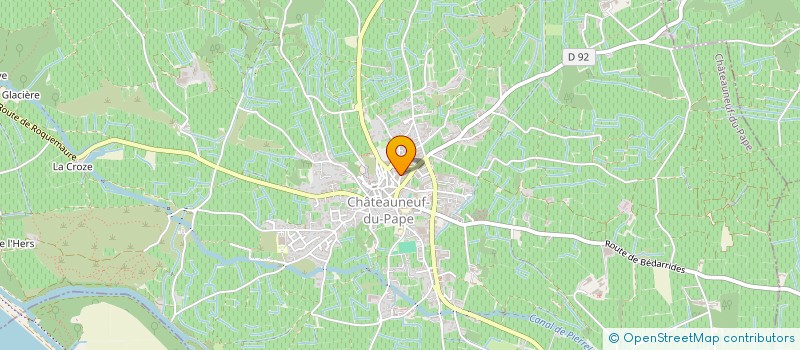 localisation de l'entreprise MONSIEUR PIERRE BRUNEL  CHATEAUNEUF-DU-PAPE