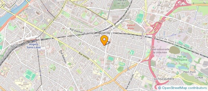 localisation de l'entreprise MONSIEUR PIERRE BRUNELLIERE à ANGERS
