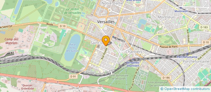 localisation de l'entreprise MONSIEUR PIERRE BRUNERO à VERSAILLES