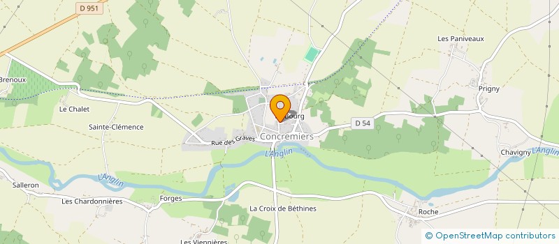 localisation de l'entreprise MONSIEUR PIERRE BRUNET à POULIGNY-SAINT-PIERRE