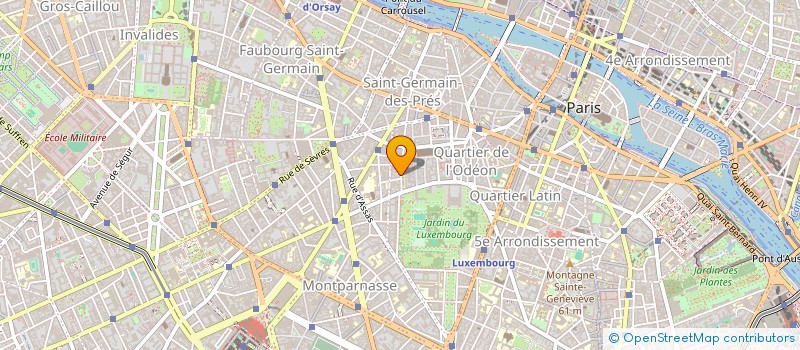 localisation de l'entreprise MONSIEUR PIERRE BRUNET à PARIS