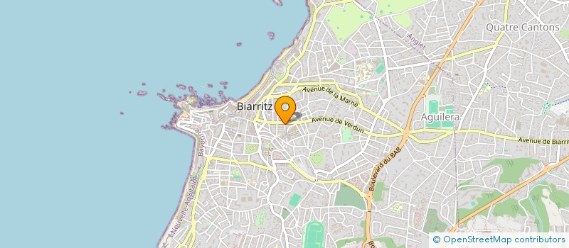 localisation de l'entreprise MONSIEUR PIERRE BRUNET à BIARRITZ