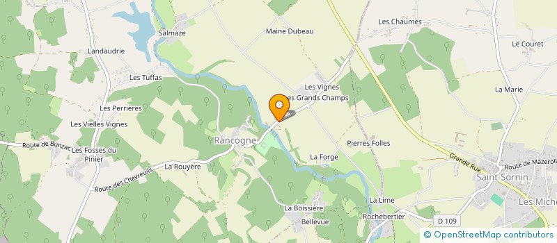 localisation de l'entreprise MONSIEUR PIERRE BRUNET  MOULINS-SUR-TARDOIRE