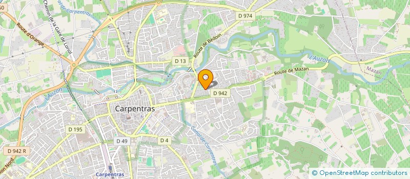 localisation de l'entreprise MONSIEUR PIERRE BRUNET à CARPENTRAS