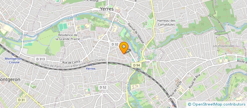 localisation de l'entreprise MONSIEUR PIERRE BRUNET  YERRES