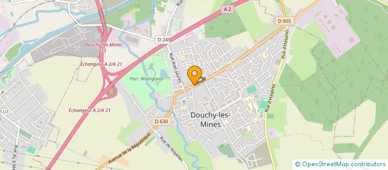 localisation de l'entreprise MONSIEUR PIERRE BRUNIAUX à DOUCHY-LES-MINES