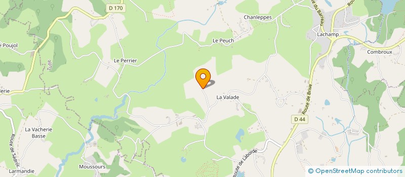 localisation de l'entreprise MONSIEUR PIERRE BRUTTI  SAINT-GERMAIN-LES-VERGNES