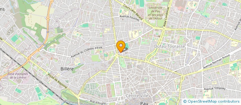 localisation de l'entreprise MONSIEUR PIERRE BUCAS à PAU