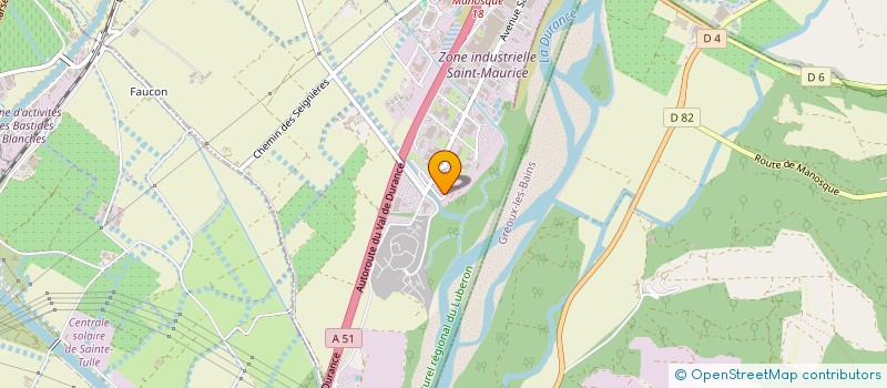 localisation de l'entreprise MONSIEUR PIERRE BUCH  MANOSQUE