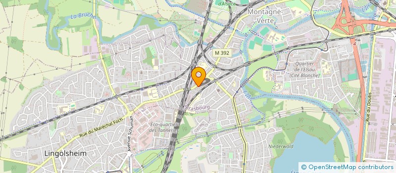localisation de l'entreprise MONSIEUR PIERRE BUCHER à STRASBOURG