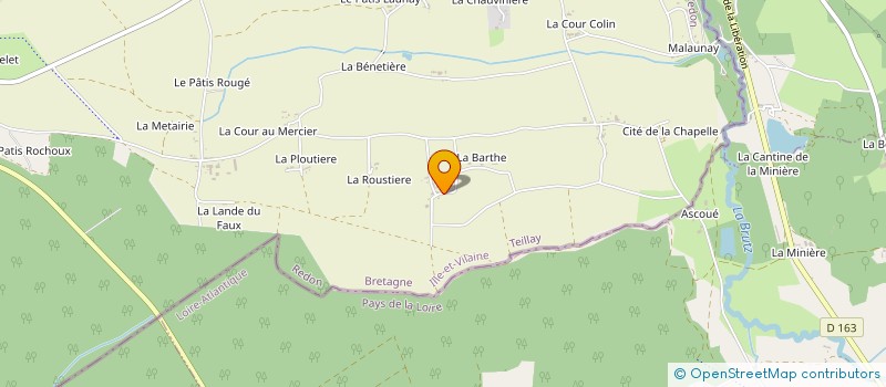 localisation de l'entreprise MONSIEUR PIERRE BUFFET  TEILLAY