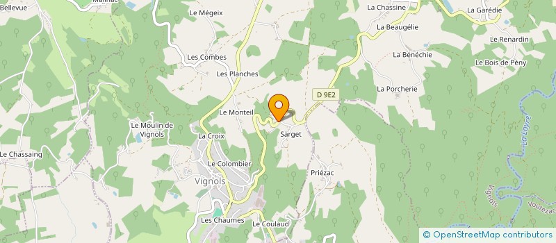 localisation de l'entreprise MONSIEUR PIERRE BUFFON  VIGNOLS