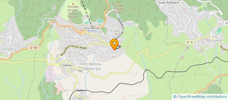 localisation de l'entreprise MONSIEUR PIERRE BUFFOU  FONT-ROMEU-ODEILLO-VIA