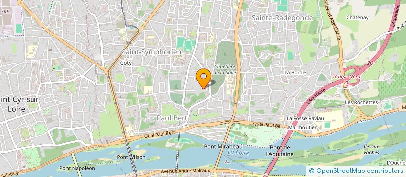 localisation de l'entreprise MONSIEUR PIERRE BUGEAUD  TOURS