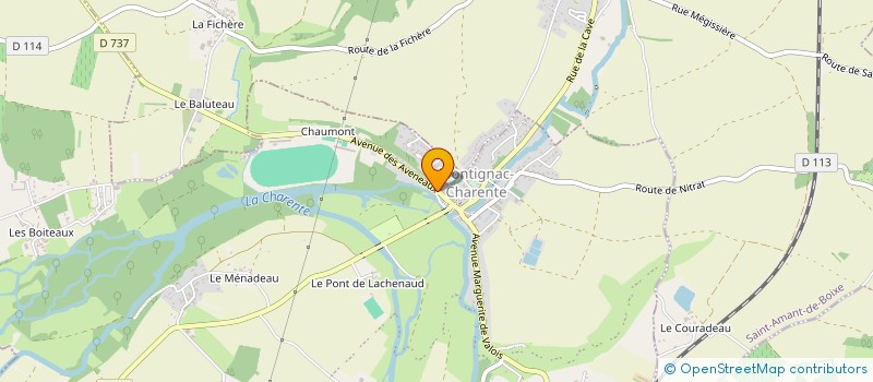localisation de l'entreprise MONSIEUR PIERRE BUIS à MONTIGNAC-CHARENTE