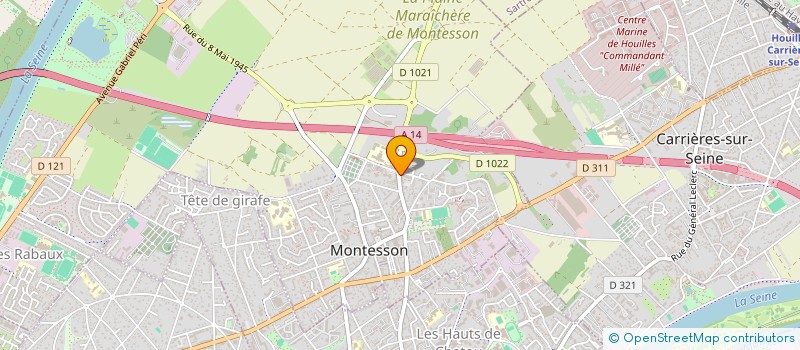 localisation de l'entreprise MONSIEUR PIERRE BUISSON  MONTESSON