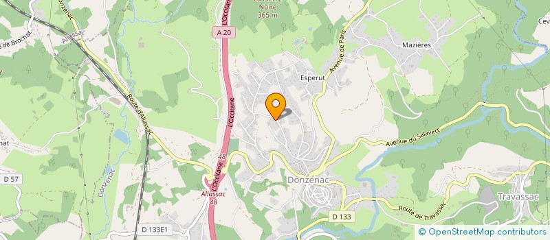 localisation de l'entreprise MONSIEUR PIERRE BURGOS  DONZENAC