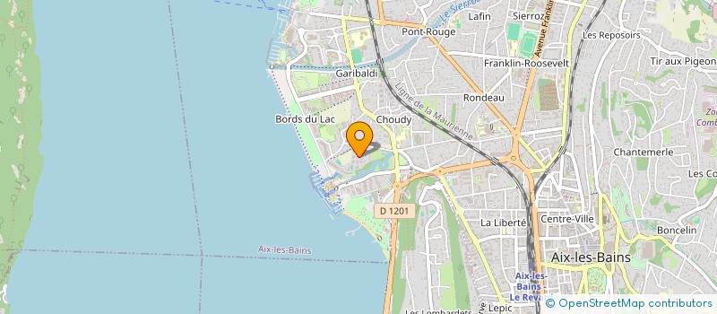 localisation de l'entreprise MONSIEUR PIERRE BURNIER  AIX-LES-BAINS