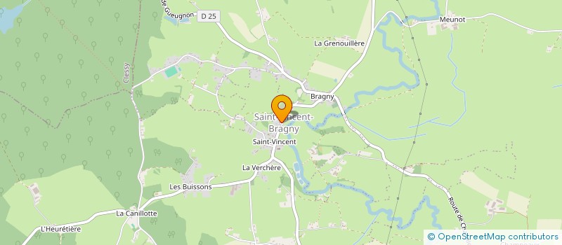 localisation de l'entreprise MONSIEUR PIERRE BURTIN  SAINT-VINCENT-BRAGNY