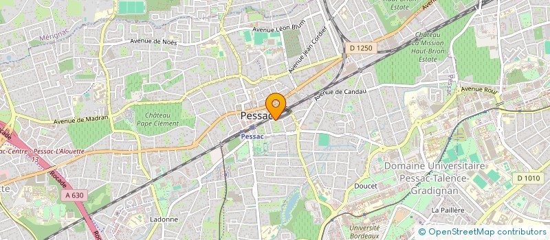 localisation de l'entreprise MONSIEUR PIERRE BURZIO  PESSAC