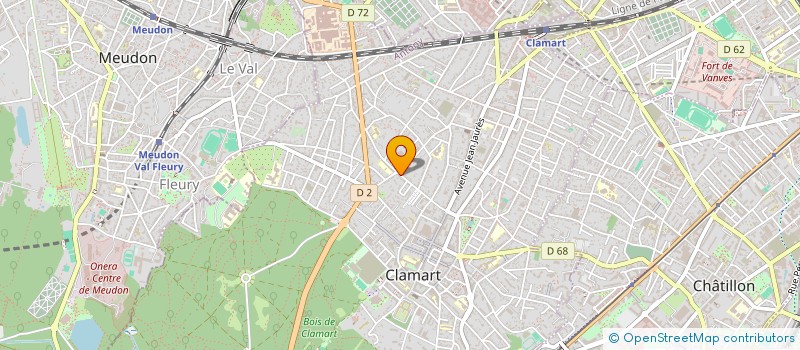 localisation de l'entreprise MONSIEUR PIERRE BUSSIERES à CLAMART