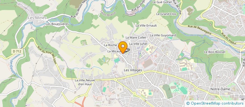 localisation de l'entreprise MONSIEUR PIERRE BUSSON à SAINT-BRIEUC