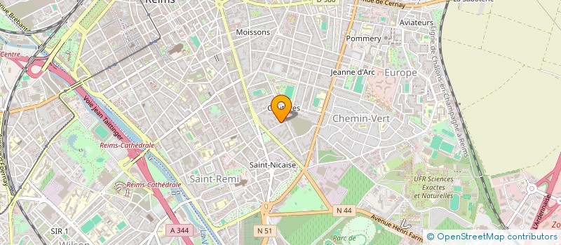 localisation de l'entreprise MONSIEUR PIERRE BUYCK  REIMS