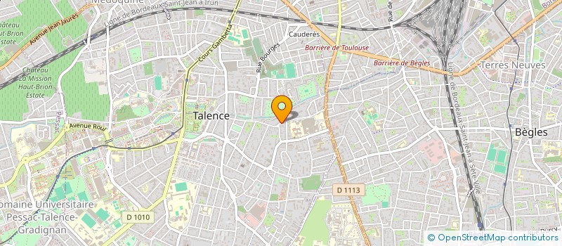 localisation de l'entreprise MONSIEUR PIERRE CABANIS  TALENCE