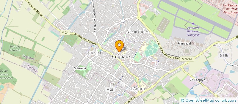 localisation de l'entreprise MONSIEUR PIERRE CABARDOS  CUGNAUX