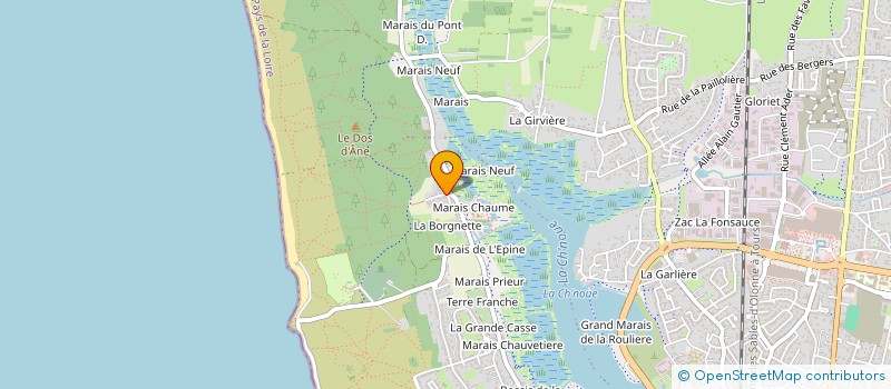 localisation de l'entreprise MONSIEUR PIERRE CAHART à LES SABLES-D'OLONNE