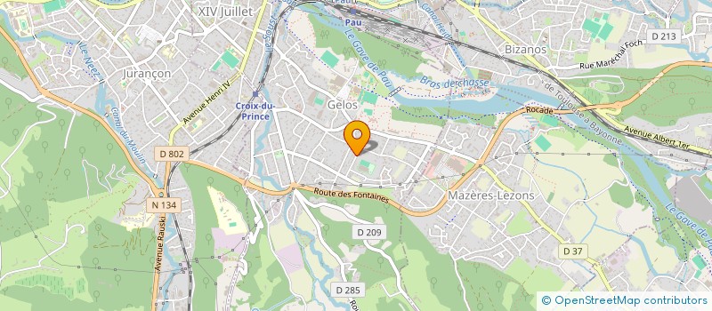 localisation de l'entreprise MONSIEUR PIERRE CAIE  RONTIGNON