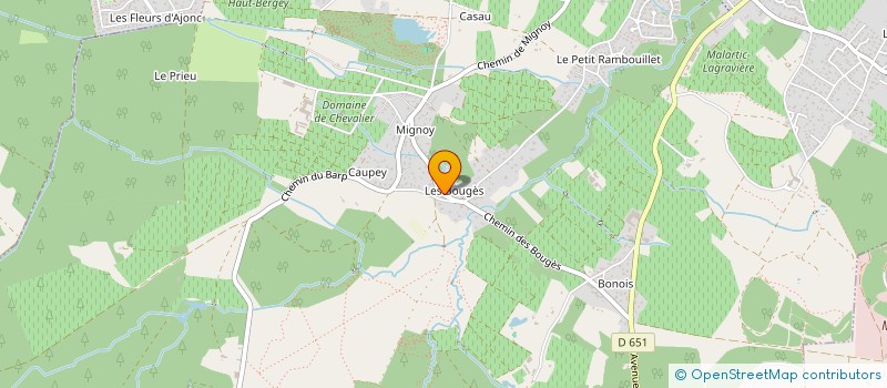 localisation de l'entreprise MONSIEUR PIERRE CAILLAUD  LEOGNAN